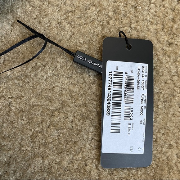 Dolce & Gabbana body con long sleeve off shoulder size 40 - Picture 12 of 13